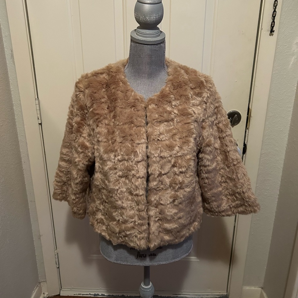 Forever 21 Light Brown Fur Jacket